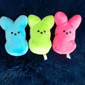 Easter Colorful Plush Bunny Toys Easter basket Plush 3 For $12